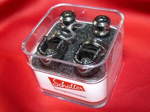 【国内正規品】★Schaller／S-Locks ストラップ・ロックピン/RU ルテニウム◆大切な楽器を守る!シャーラー ロックエンドピン サイズ選択可