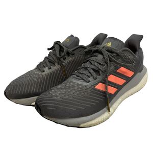 H487 adidas アディダス SOLAR DRIVE ST レディース ランニングシューズ スニーカー US8 25cm グレー メッシュ