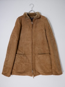 agnes b/アニエスベー SPECIAL LAMB MOUTON COAT 羊革ラムレザームートンコート ジャケット [LCTA76723]