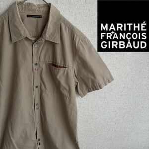 Marithe + Francois Girbaud 半袖　若干　ジルボー　Mサイズ　マリテフランソワジルボー