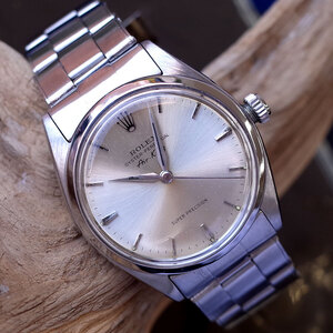 ロレックス 5500 エアキング 1962年 SS スーパープレシジョン cal.1530 メンズ 腕時計 ROLEX アンティーク OH済1年保証