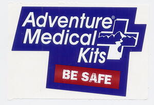 U.S.輸入 ステッカー Adventure Medical Kits 50x76mm