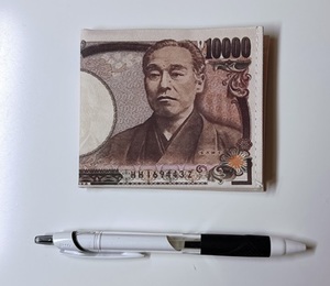 ◆壱万円札デザイン/財布/コインケース/未使用美品