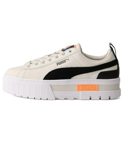 「PUMA」 ローカットスニーカー 23.0cm グレー レディース