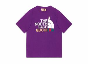 Gucci x The North Face T-shirt Purple ザ ノース フェイス グッチ Tシャツ パープル