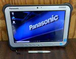 ★★Panasonic TOUGHPAD FZ-G1 /i5-4310U/SSD128GB/メモリ4GB/FULL HD/カメラ/タッチパネル/タッチペン付属