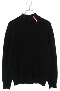 モンクレール MONCLER MAGLIONE TRICOT GIROCOLLO サイズ:XL ロゴワッペン付きタートルネックニット 中古 OM10