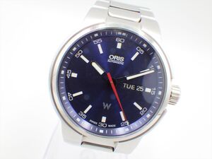 27356Ed【1円スタート】ORIS オリス 稼動品 01 735 7740 4155-07 8 24 50S Williams デイデイト メンズ 時計 自動巻き ケース41mm