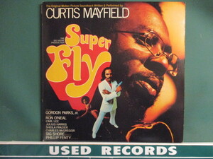 ★ OST( Curtis Mayfield ) ： Super Fly LP ☆ (( 「Give Me Your Love」、「Pusherman」収録 / 落札5点で送料無料