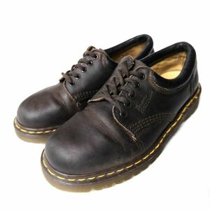 英国製 ドクターマーチン Dr.Martens 5ホール 茶 6 (25cm) イギリス製 ローブーツ イングランド製 トレッキング