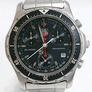 【訳あり１円スタート！！】タグホイヤー TAGHEUER CE1112 プロフェッショナル PROFESSIONAL メンズ 腕時計 クロノグラフ 不動 ジャンク ⑧