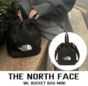 THE NORTH FACEバケットミニバッグ黒2wayショルダーバッグ　男女兼用