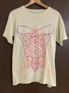 bal バル ライム イエロー Tシャツ M 黄色 BALANCE WEAR DESIGN バランス グラフィック ビンテージ アーカイブ