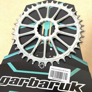 Garbaruk Easton Cinch 用 ナローワイド 正円 チェーンリング 38T シルバー / グラベルロードイーストン raceface race face surly crust