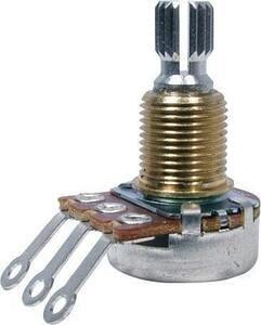 ポット Potentiometer - Bourns, Linear, Knurled Shaft, Mini, 500 kΩ [送料170円から 同梱可]