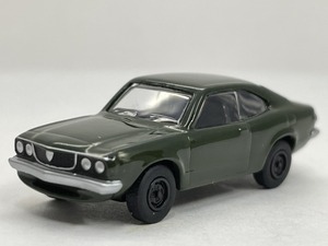 ■★サークルＫサンクス　MAZDA（マツダ） ミニカーコレクション　SAVANNA RX-3 (S124A)（1/100）（グリーン？/KYOSHO）