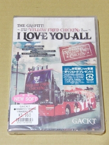 DVD THE GRAFFITI ATTACK OF THE YELLOW FRIED CHICKENz I LOVE YOU ALL GACKT ガクト 新品 未開封 送料無料 送料込み