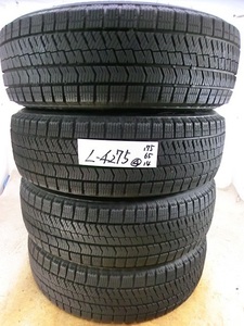 L-4275 溝あり 中古スタッドレス ブリヂストン BLIZZAK VRX2 175/65R14 82Q (4本)