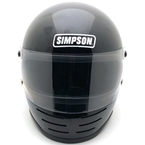 送料無料 BHVシールド付 SIMPSON M61 BLACK 60cm/シンプソン黒ブラックビンテージヘルメットスーパーバンディットm32m41m62m80m30m50m5270s