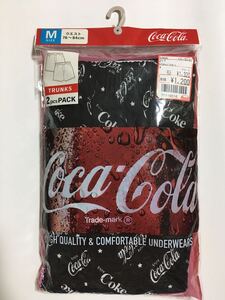 未使用 CocaCola TRUNKS コカコーラ トランクス アンダーウェア パンツ 下着 コカコーラ ブラック × ホワイト