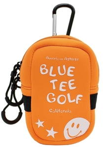 〇2：送料無料【オレンジ】ブルーティーゴルフ　”ストレッチ多機能ポーチ AC-009” Blue Tee Golf　送料無料ネコポス対応