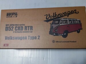 WPL JAPAN Miniシリーズ CXD D52 RTR Volkswagen Type 2 (ワーゲンバス)未開封品