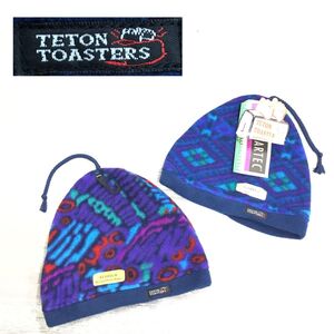 1I3992-R-N◆未使用 USA製 TETON TOASTERS ティートントースターズ フリースキャップ2点セット◆ユニセックス 80s