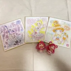 プリキュア　グッズ　色紙　フィギュア