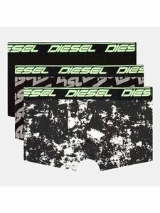 残りわずか　DIESEL 3枚セット ボクサーパンツ ボクサーブリーフ ローライズボクサー アンダーウェア 下着　Mサイズ　ディーゼル　カモフラ