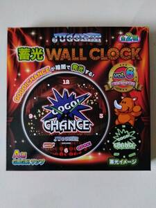 ラスト１！【 未開封新品・美品 】JUGGLER 蓄光WALL CLOCK vol.6　A柄(G0Go!ランプ）