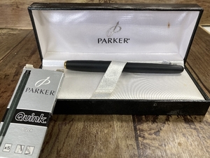 F3e PARKER パーカー 万年筆 ペン 筆記用具 Quink Black SONNET 現状品 文房具 コレクション