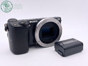 BA0703306　● 1円～ SONY α NEX-5T ボディのみ ソニー アルファ ミラーレス一眼 バッテリー付き デジタルカメラ ブラック 中古