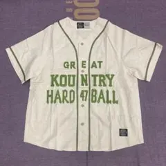 KAPITAL linen baseball shirt