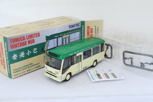 tomica LIMITED VINTAGE NEO TOYOTA COASTER トヨタ コースター 香港ミニバス 緑屋根 トミカ 箱付 1/64 イコレ