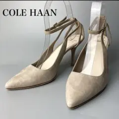 COLE HAAN コールハーン ポインテッドトゥ スエードパンプス 6B