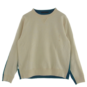 SOPHNET. ソフネット SOPH-230060 SWITCHING COLOR CREWNECK SWEAT スイッチング カラー クルーネック スウェット ホワイト S S【中古】