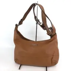 COACH コーチ ショルダーバッグ キャメル E1120-F17489