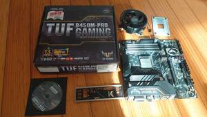 【１円～】Ryzen5 2400G（CPU)/　ASUS TUF B450-PRO GAMING （マザーボード）/　CPUファン　３点セット 