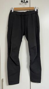 [ATTACHMENT] 21AW 定価27,500 Co/Ry STRETCH TWILL BIKER EASY PANTS ストレッチツイル バイカーパンツ 1 ブラック日本製 アタッチメント