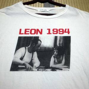 LEON 1994 フォトT 白 ジャン・レノ ナタリー・ポートマン 映画 Tシャツ used vintage Tee ユーズド M ビンテージ 古着 ヴィンテージ tee