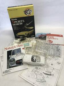 プラモデル　Honda SPORTS S800　ホンダスポーツカー　縮小版カタログ　DVD　特別編集冊子