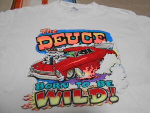 １９８０S THE DEUCE BORN TO BE WILD HANES HOTROD DRAG RACE CHEVROLET FORD DATSUN アメ車 スーパーチャージャー へインズ ビンテージ