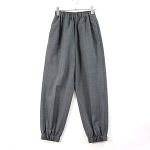 ENFOLD エンフォルド 23AW BALLOON ELASTIC TROUSERS パンツ 36 グレー