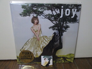 未再生 first time on vinyl sticker ステッカー付 1st press joy 2LP [analog] YUKI アナログレコードvinyl 