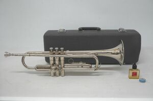 [6-26] YAMAHA ヤマハ YTR-136 トランペット マウスピース ハードケース付 管楽器 オーディオ 吹奏楽 音楽