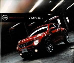 日産　ジューク　カタログ+OP　2010年6月　JUKE