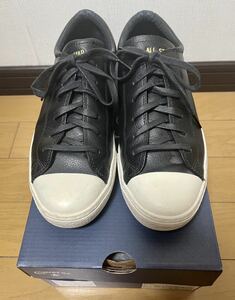 【中古】CONVERSE ALL STAR COUPE LEATHER OX コンバース オールスター レザークップ ブラック 26.5cm