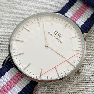 ダニエルウェリントン Daniel Wellington　DW00100050　シルバー　ユニセックス 　36mm　長期保管品　電池交換済み 