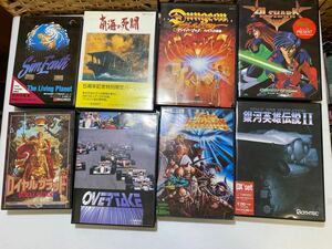 49418【自宅保管品】X68000 ソフトおまとめ8本セット Sim Earth/南海の死闘/ダンジョン・マスター/アルシャーク/ロイヤルブラッド など