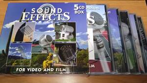 Sound Effect 5CD BOX For Video and Film BOX2 中古 送料無料 効果音 SE 